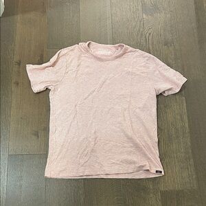 Faherty Lightweight Pink Short-Sleeve Crew Tee